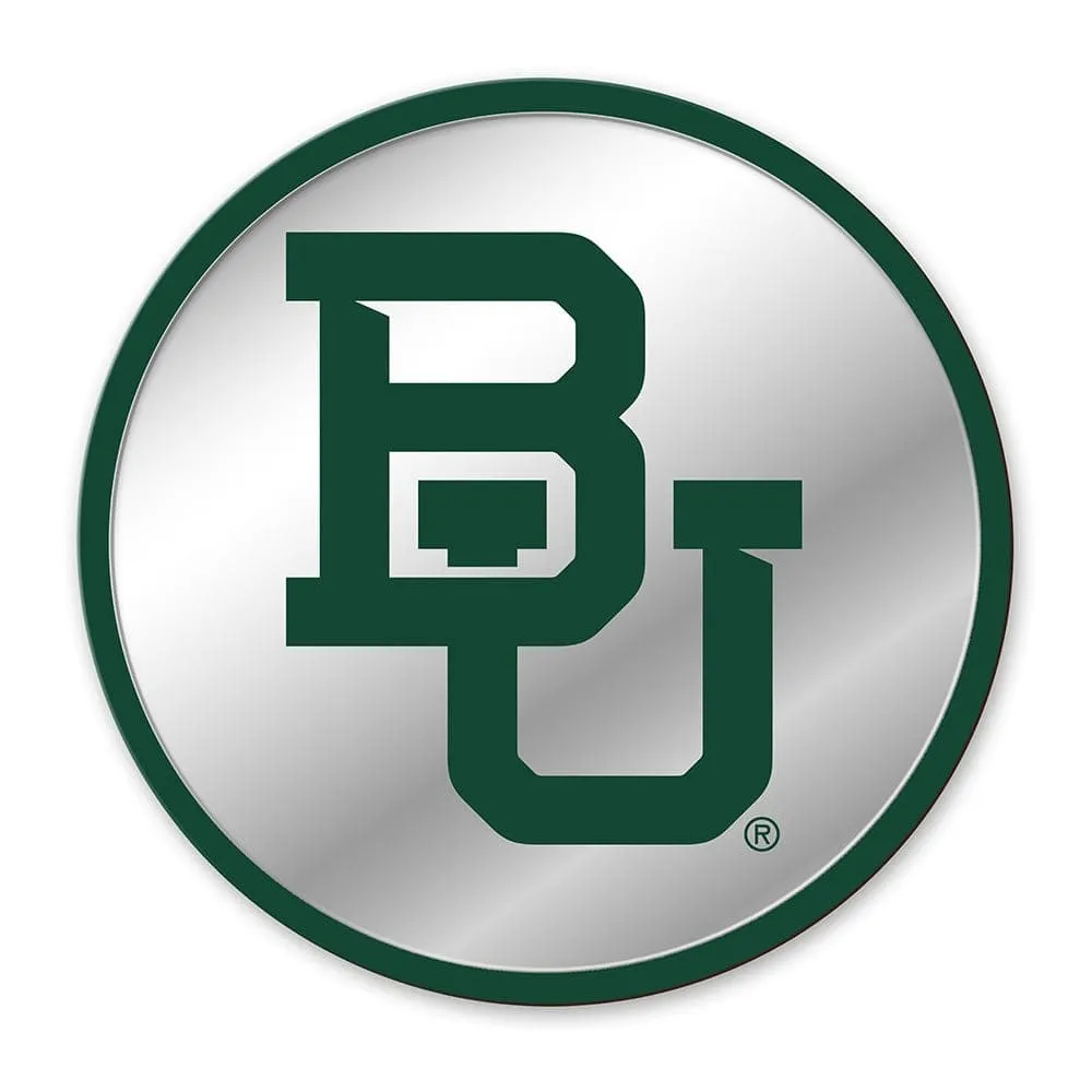 Baylor Bears: Modern Disc Mirrored Wall Sign