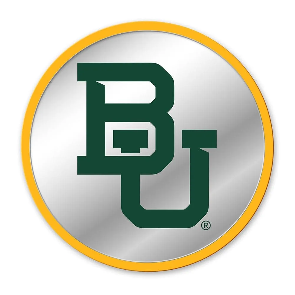 Baylor Bears: Modern Disc Mirrored Wall Sign