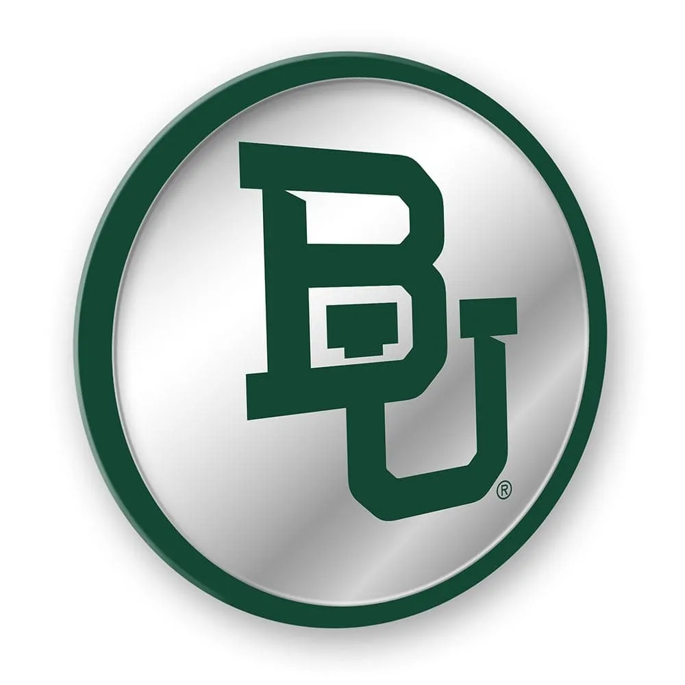 Baylor Bears: Modern Disc Mirrored Wall Sign