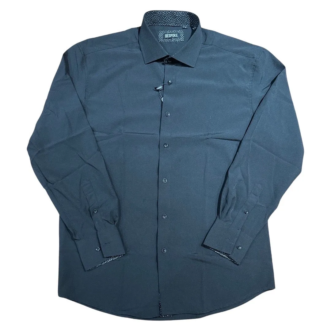 Bespoke Moda Black High End Button Up Shirt