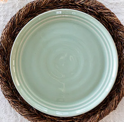 Bilbao Dinner Plate - Sage