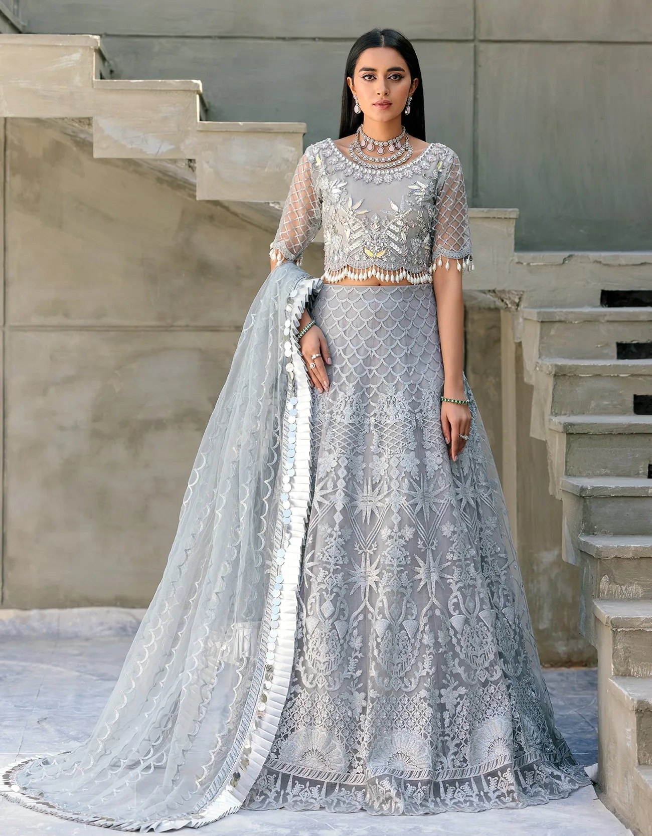 BL-405 - Emaan Adeel Belle Robe Luxury Chiffon Collection 2022 Vol-4