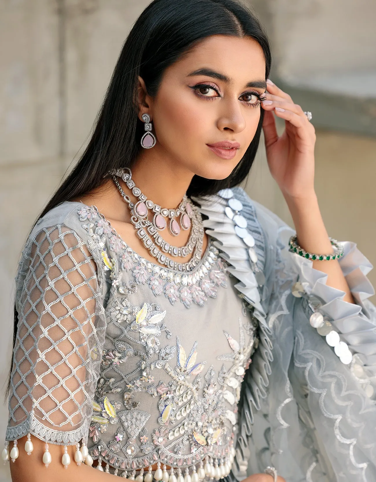 BL-405 - Emaan Adeel Belle Robe Luxury Chiffon Collection 2022 Vol-4