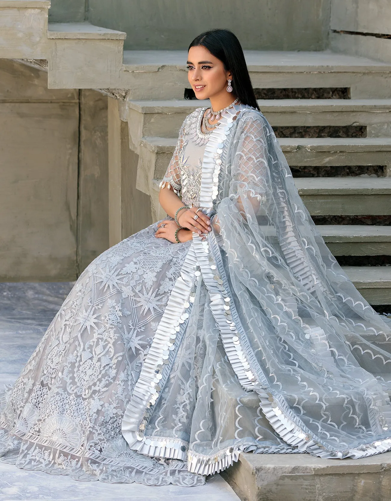 BL-405 - Emaan Adeel Belle Robe Luxury Chiffon Collection 2022 Vol-4