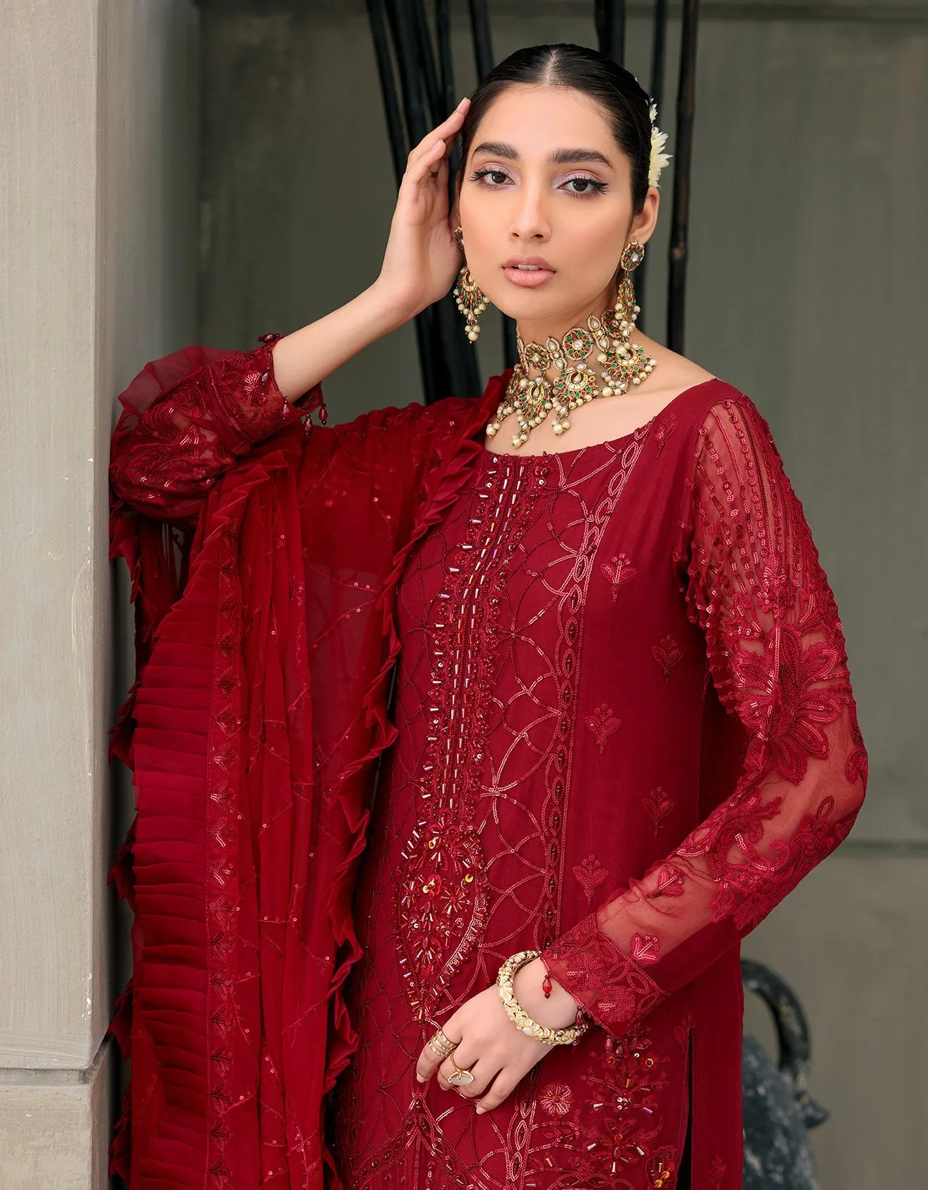 BL-409 - Emaan Adeel Belle Robe Luxury Chiffon Collection 2022 Vol-4