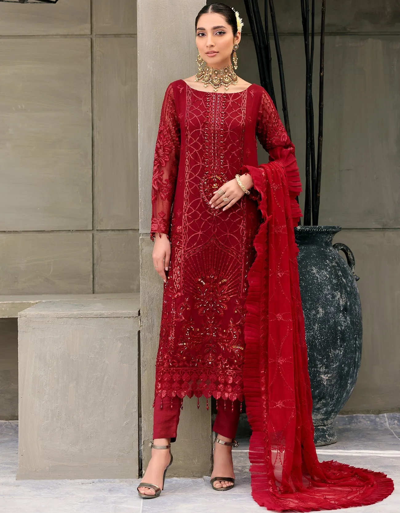 BL-409 - Emaan Adeel Belle Robe Luxury Chiffon Collection 2022 Vol-4