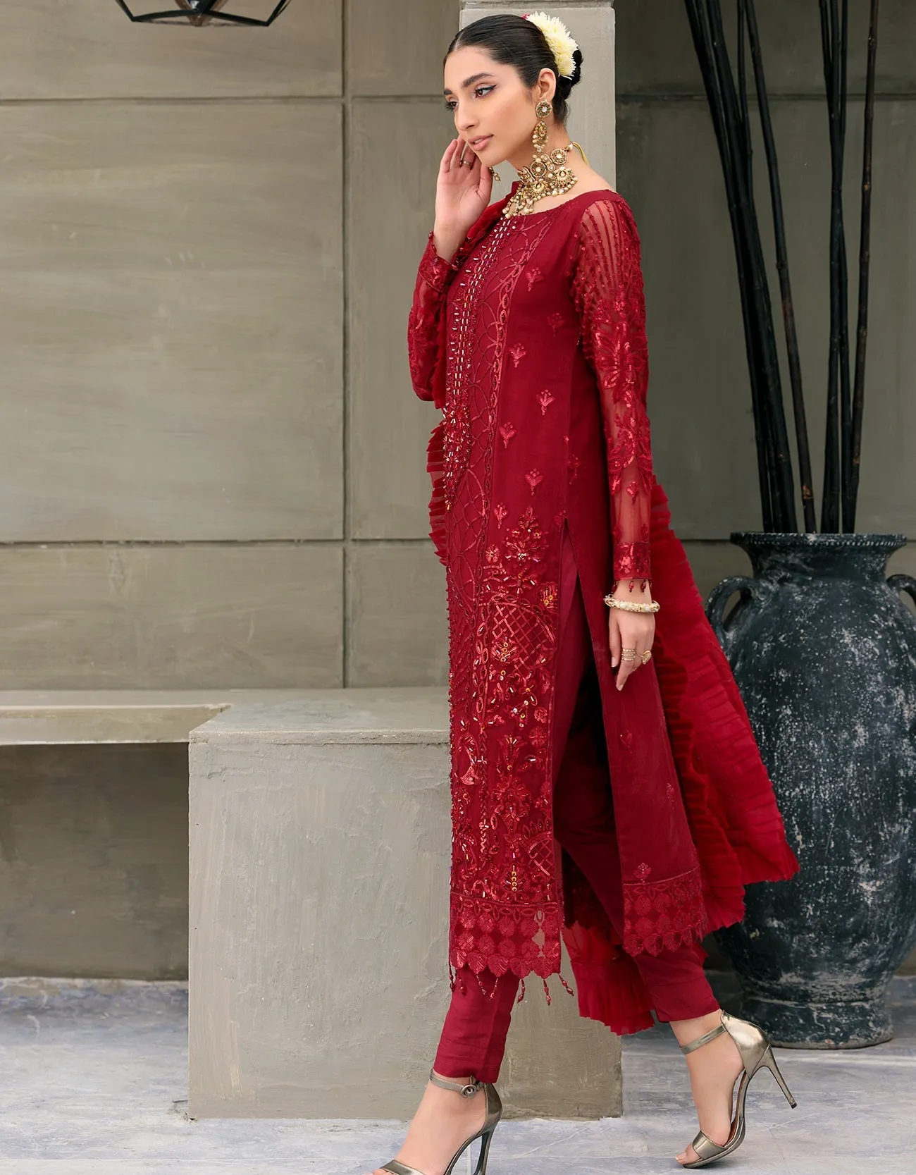 BL-409 - Emaan Adeel Belle Robe Luxury Chiffon Collection 2022 Vol-4