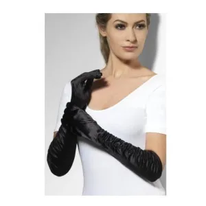 Black Long Temptress Gloves
