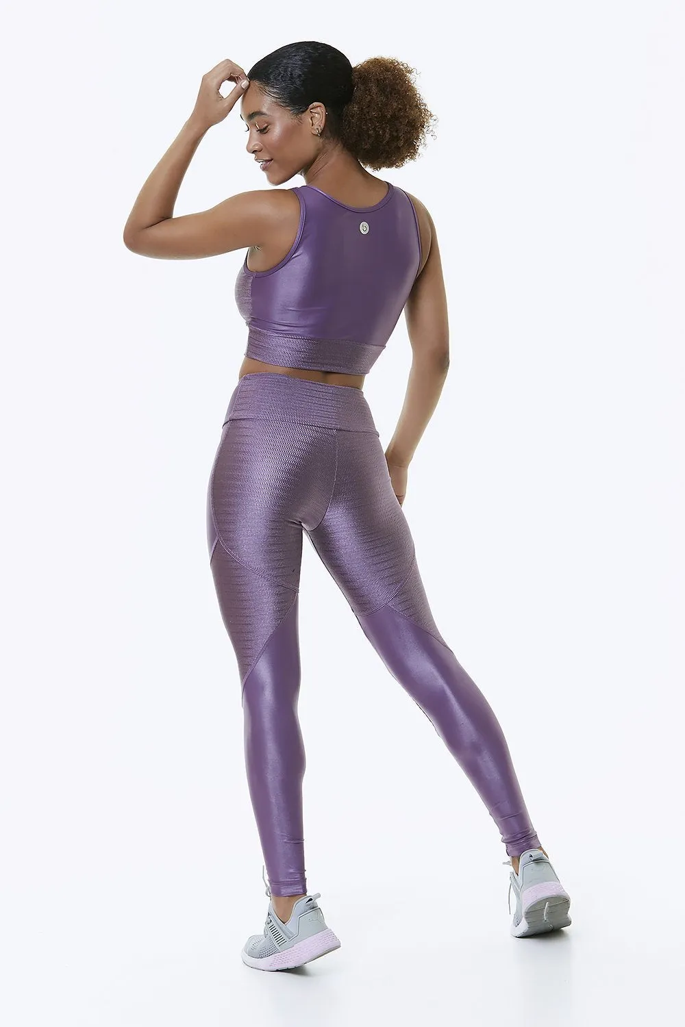BLUE MAGIC CROPPED SPORTS BRA