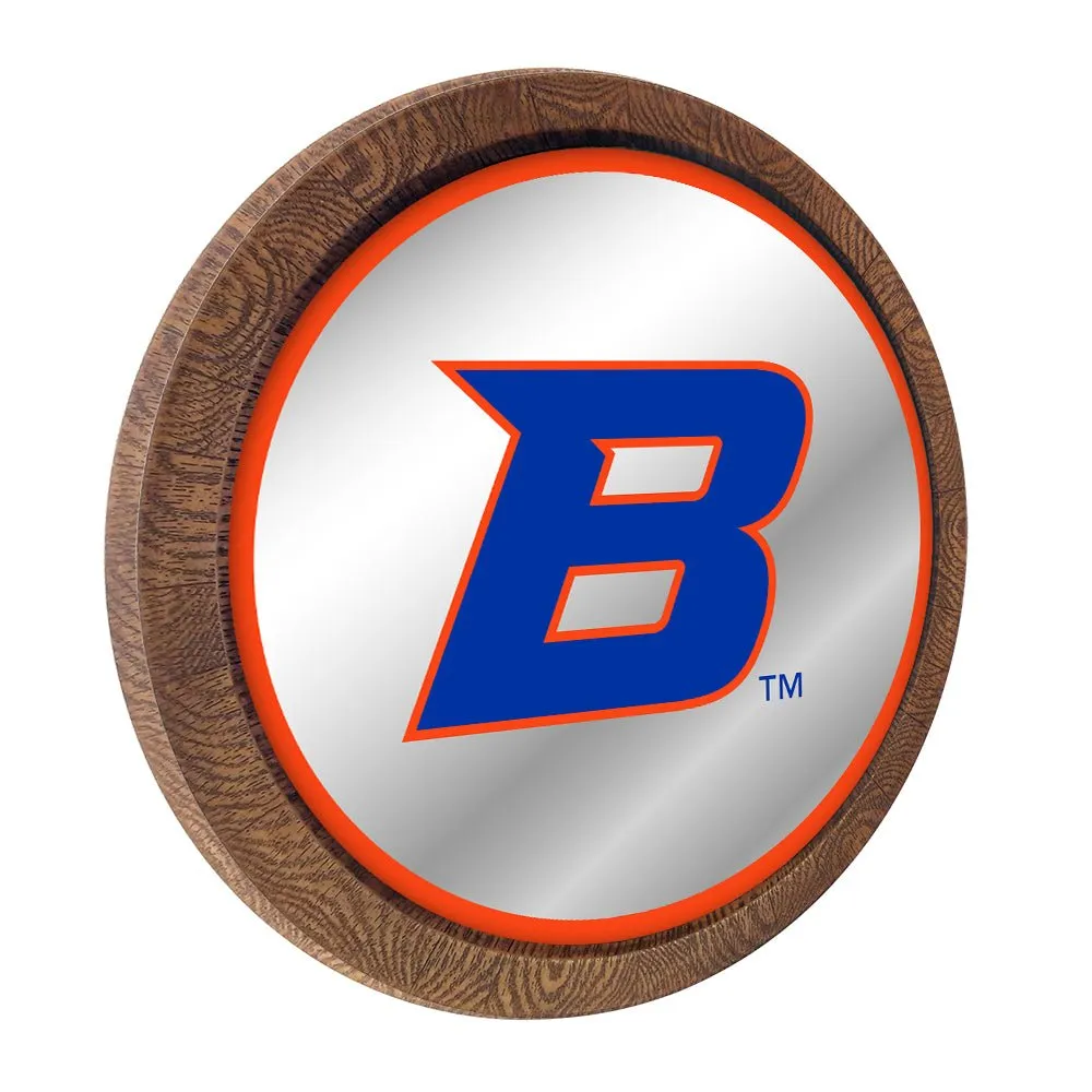 Boise State Broncos: Mirrored Barrel Top Mirrored Wall Sign