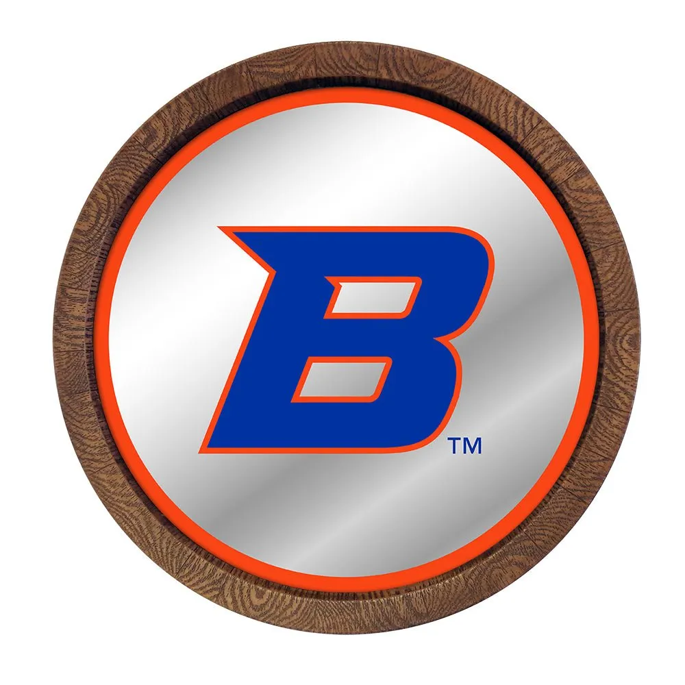 Boise State Broncos: Mirrored Barrel Top Mirrored Wall Sign