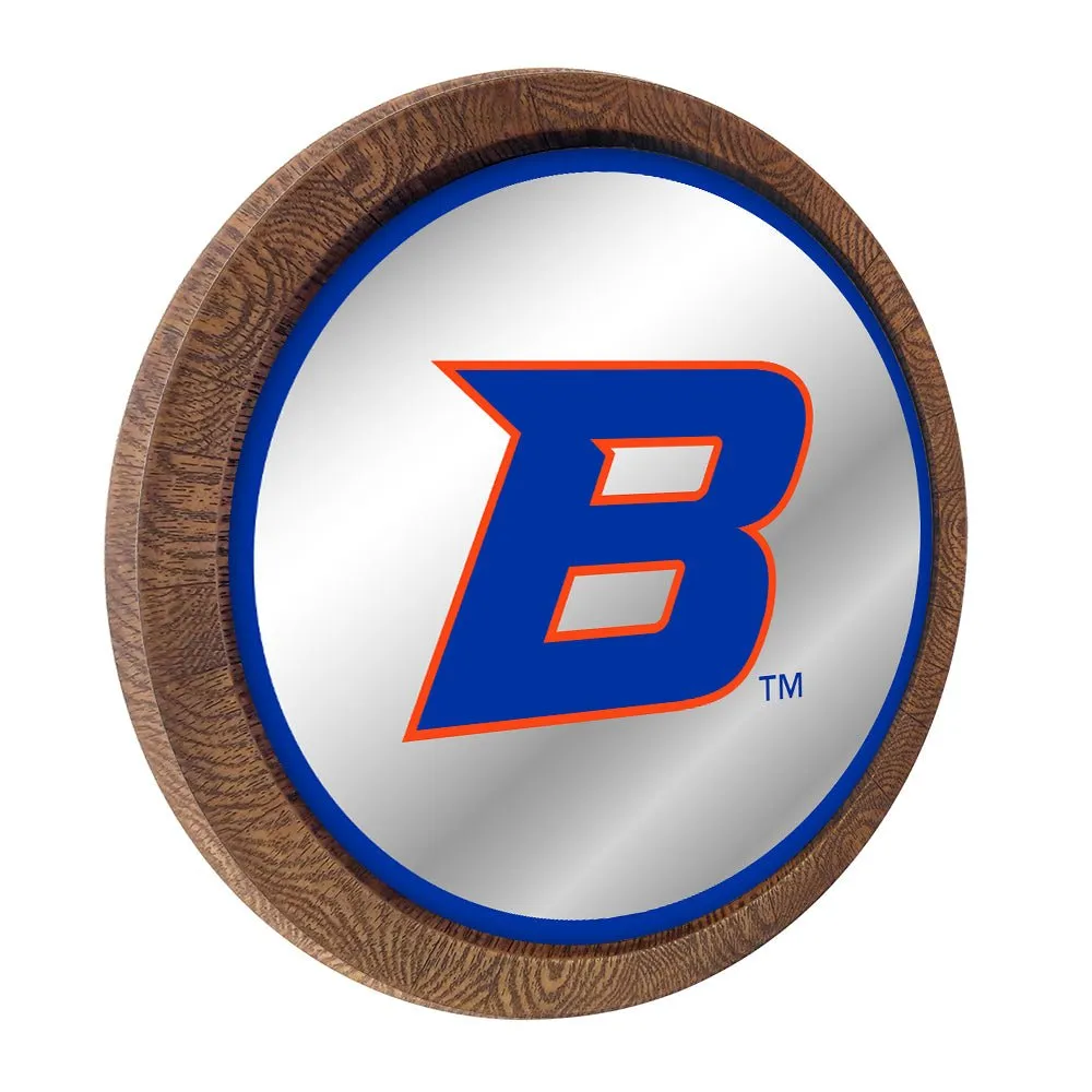 Boise State Broncos: Mirrored Barrel Top Mirrored Wall Sign