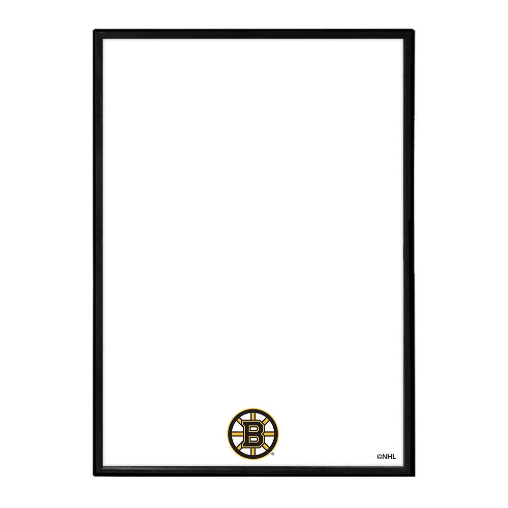 Boston Bruins: Framed Dry Erase Board