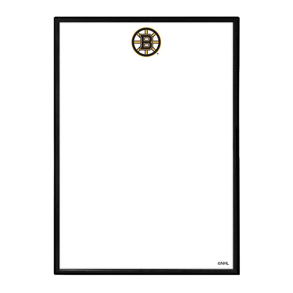 Boston Bruins: Framed Dry Erase Board