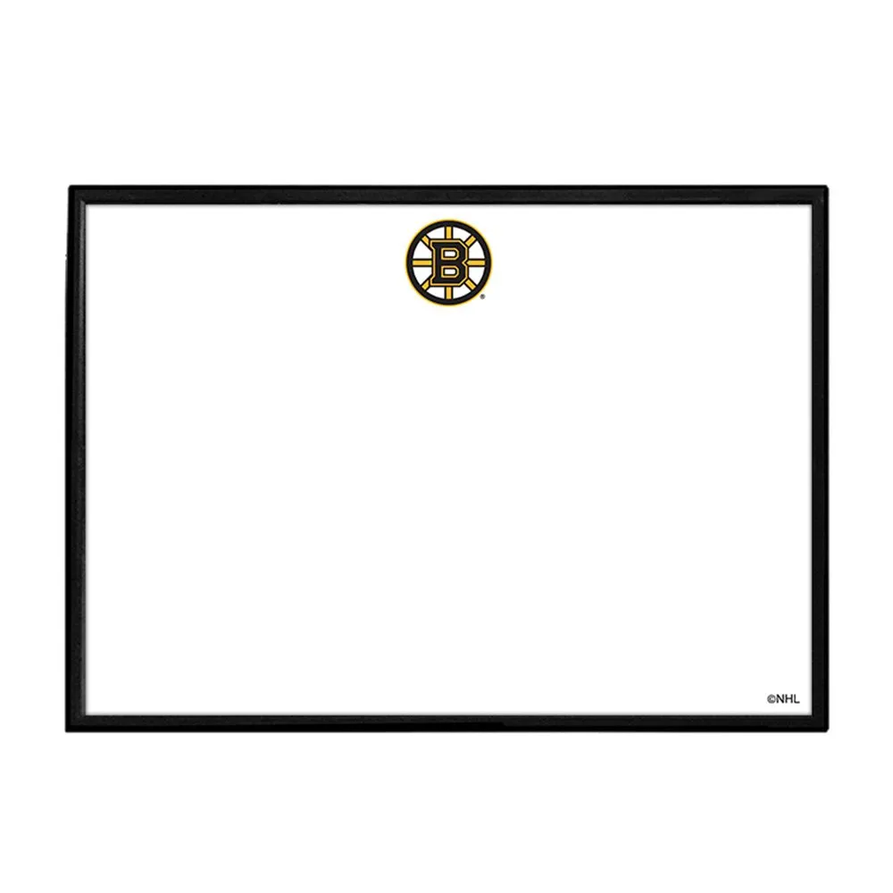 Boston Bruins: Framed Dry Erase Board