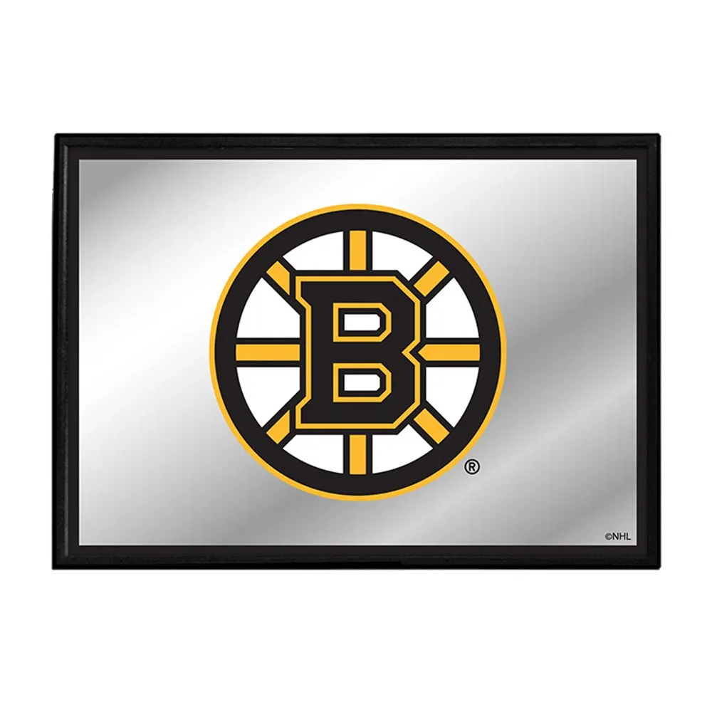 Boston Bruins: Framed Mirrored Wall Sign