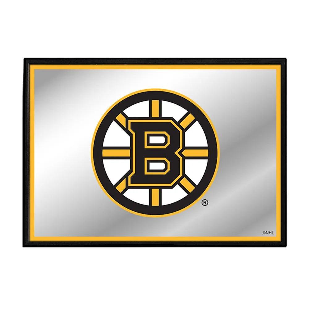 Boston Bruins: Framed Mirrored Wall Sign