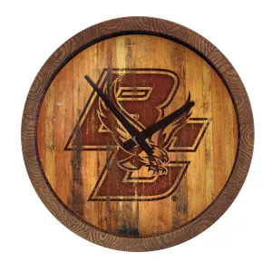 Boston College Eagles: Branded "Faux" Barrel Top Wall Clock