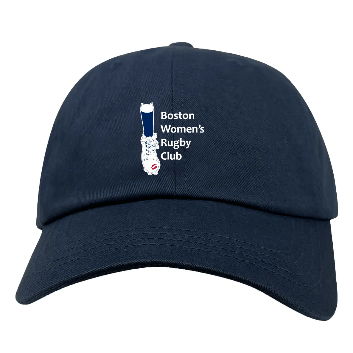 Boston Women's RFC Adult Low-Profile Cotton Twill Dad Cap