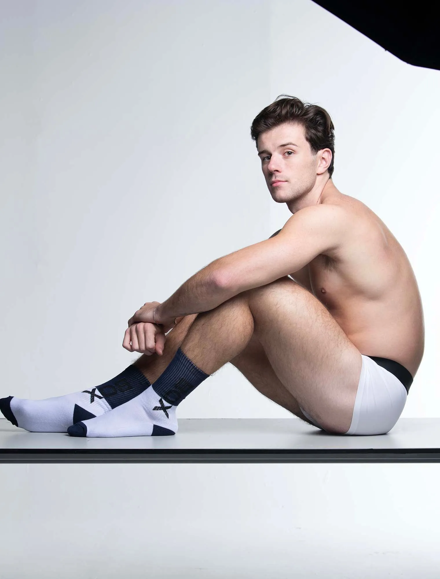 Box Sports Socks - Deep Navy Colour Block