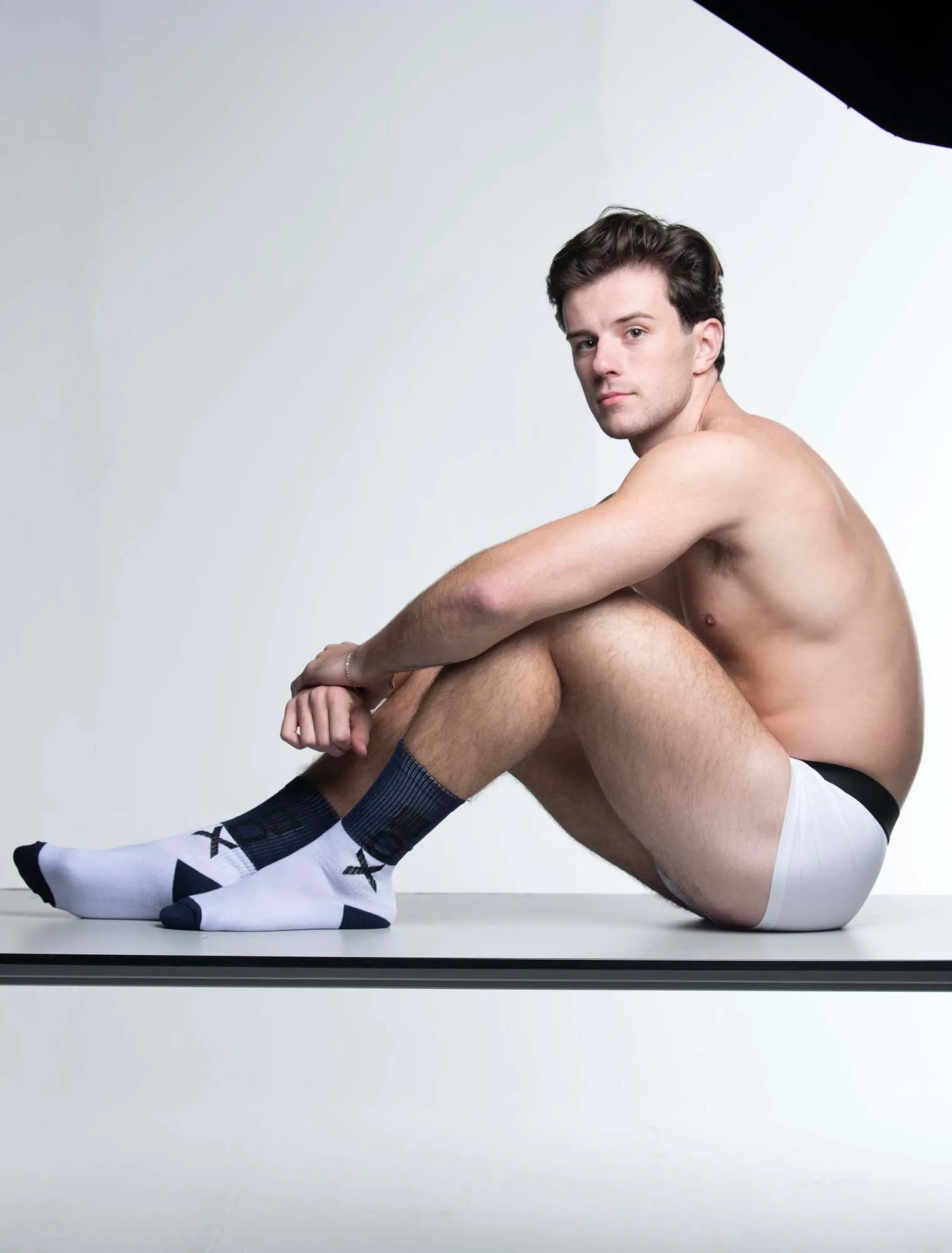 Box Sports Socks - Deep Navy Colour Block