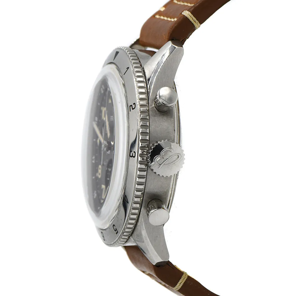 Breitling Super AVI B04 Chronograph GMT 46 P-51 Mustang Luxury Watch with Leather Deployment Clasp