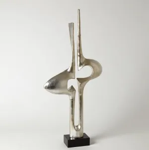 Brother and Sister Sculpture, Silver Leaf - Global Views