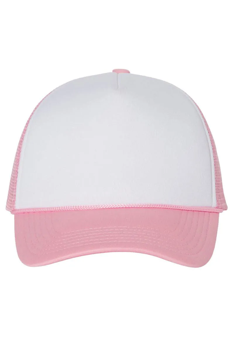 Brushed Clover Foam Mesh Back Trucker Cap