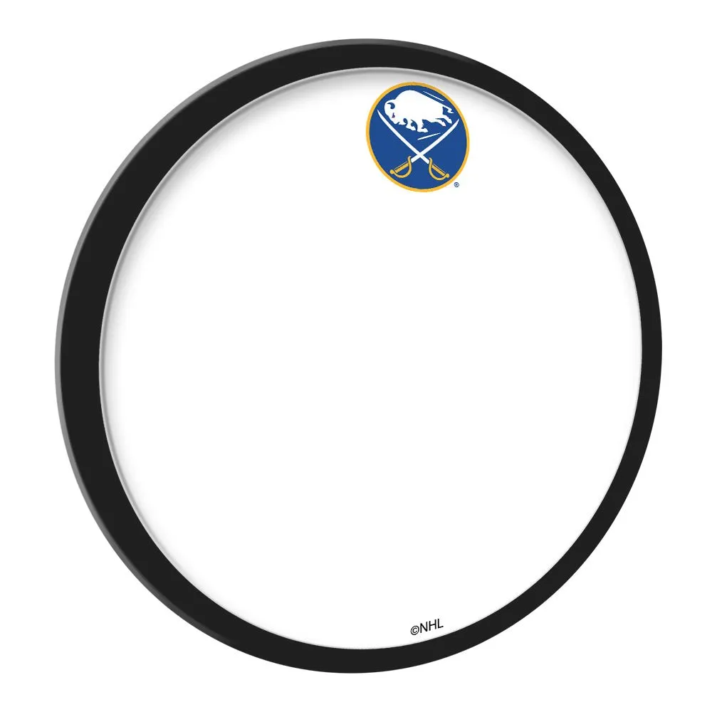 Buffalo Sabres: Modern Disc Framed Dry Erase Board