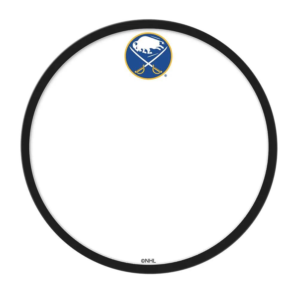 Buffalo Sabres: Modern Disc Framed Dry Erase Board