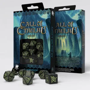 Call of Cthulhu: Black & Glow in the Dark Dice Set