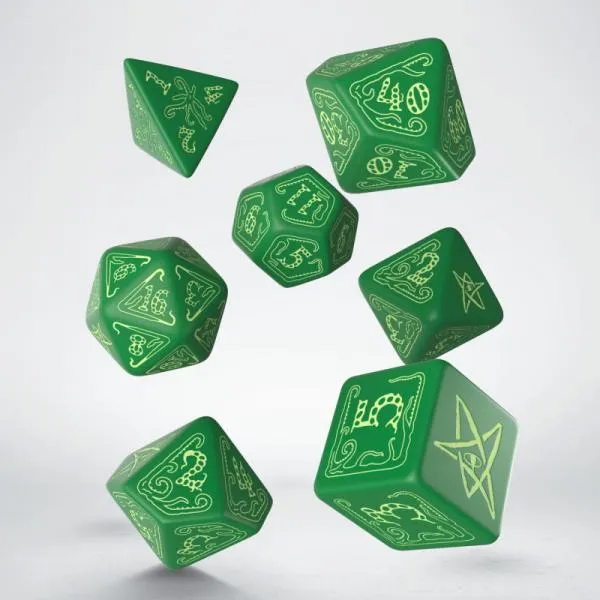 Call of Cthulhu: Green & Glow in the Dark Dice Set