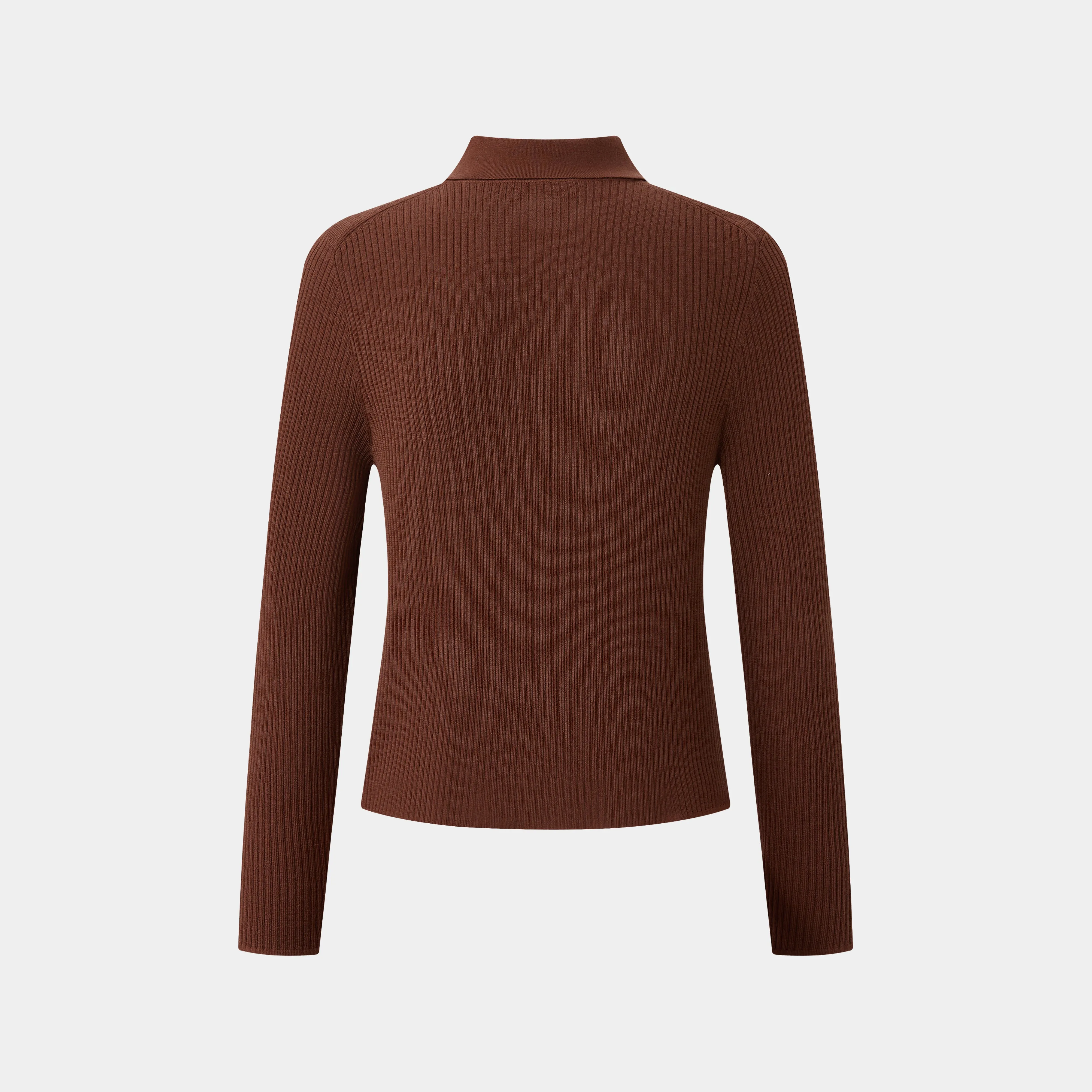 CAMBRIDGE BROWN POLO KNITWEAR