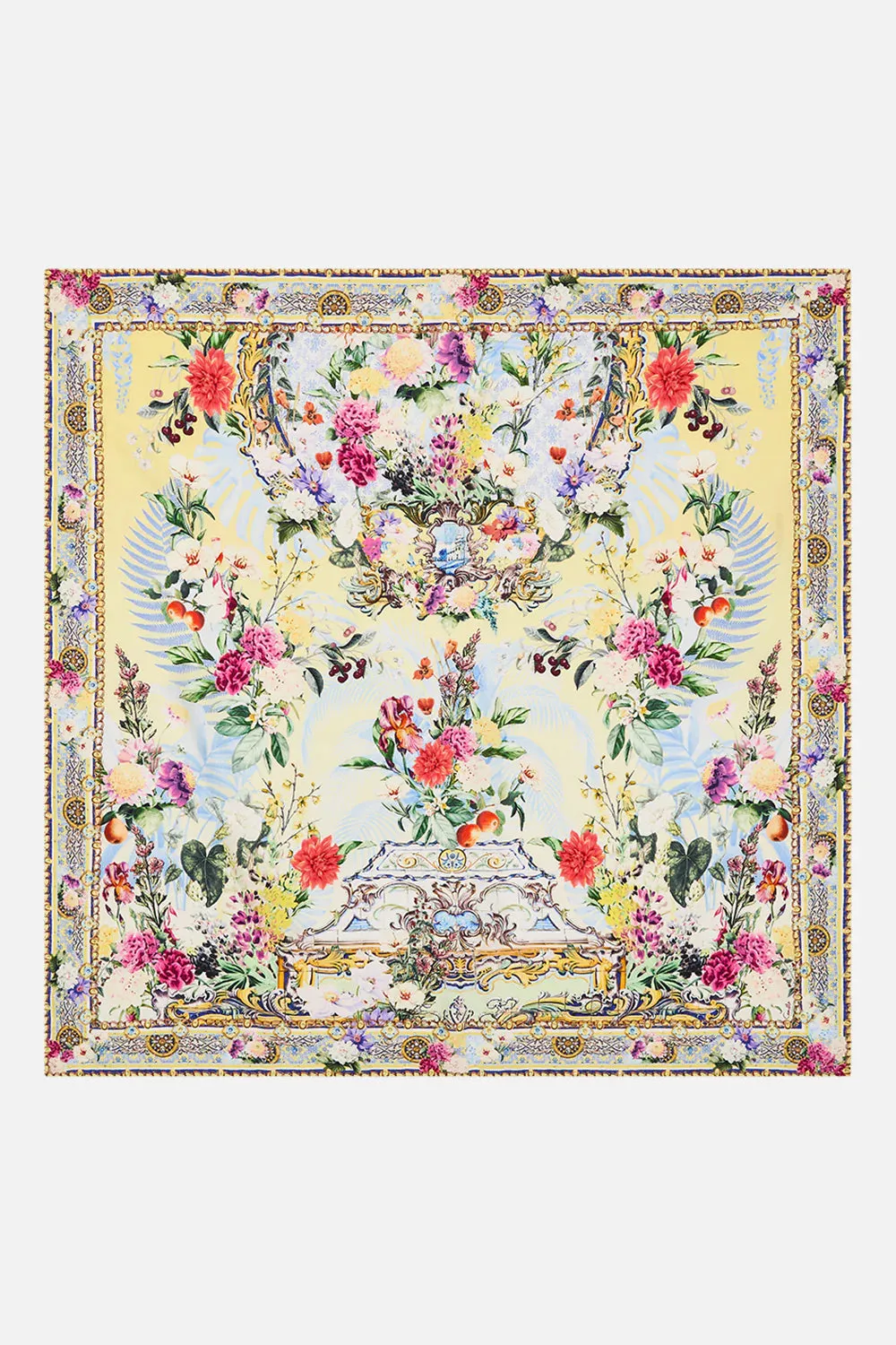 CAMILLA Large Square Scarf - Flor Fantastica