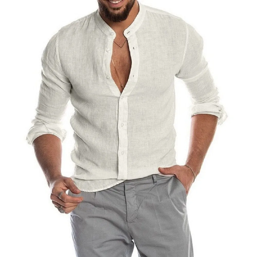Camisa de Linho Elegance