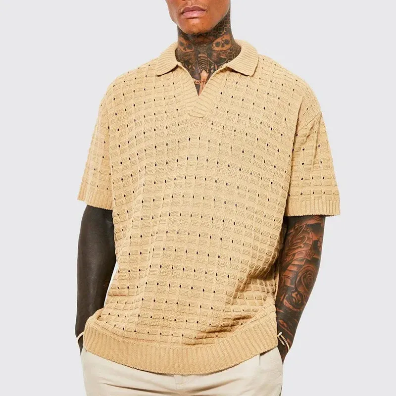 Camisa Masculina Tricô Elegance