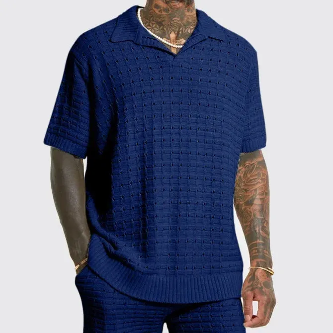 Camisa Masculina Tricô Elegance