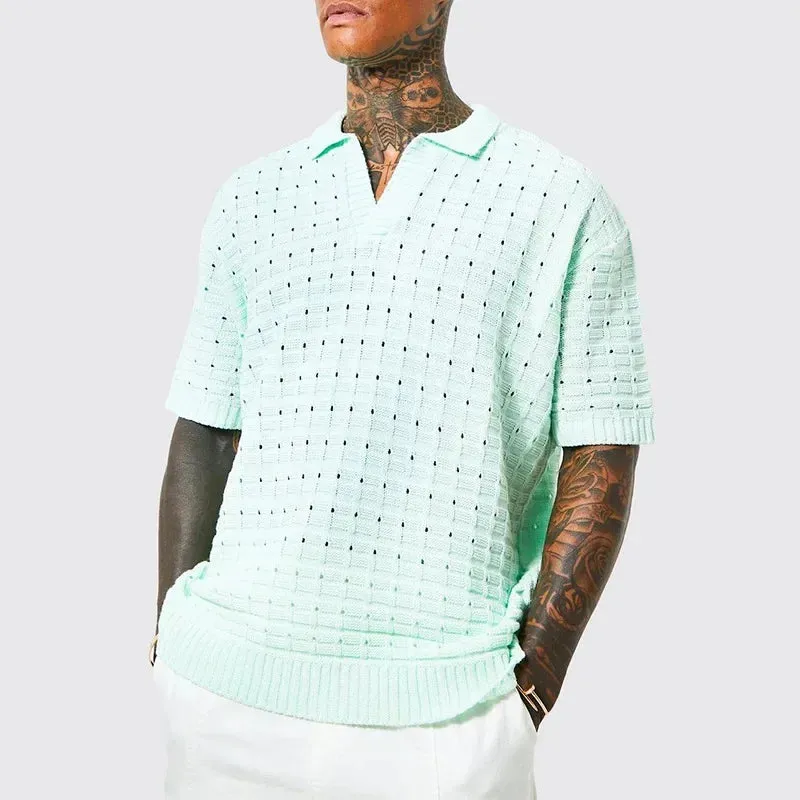Camisa Masculina Tricô Elegance
