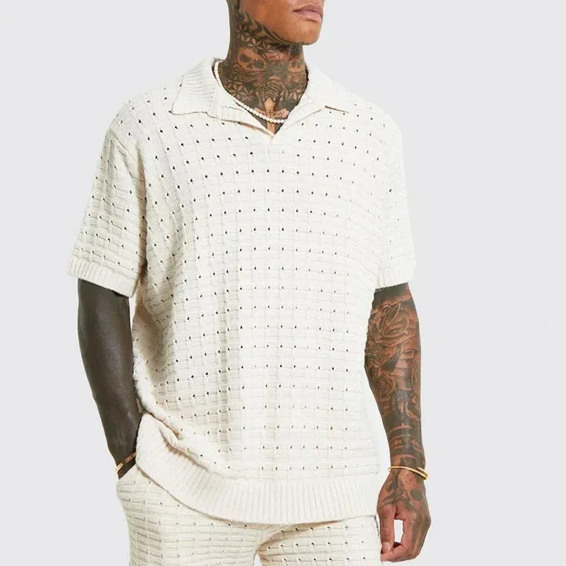 Camisa Masculina Tricô Elegance