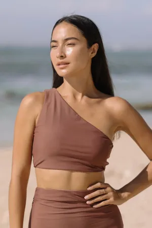 Celine One-Sided Top (Rosewood)