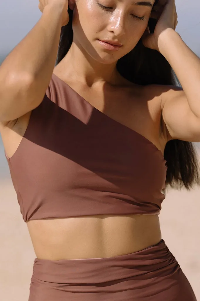 Celine One-Sided Top (Rosewood)
