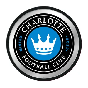 Charlotte FC: Modern Disc Mirrored Wall Sign