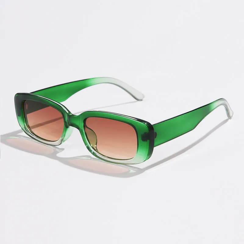 Chic Black Rectangle Sunglasses