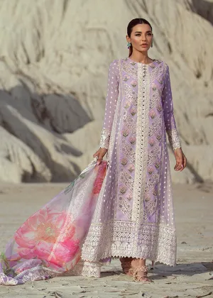 Chikkankari  Reinvented - 7A - Amethyst | Crimson Serendipity Luxury Lawn Collection 2022