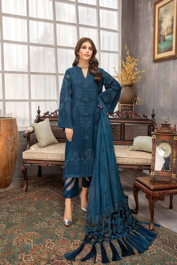 CKR-002 | Charizma Viscose Karandi Collection Winter Volume 1 2021-2022 | Unstitched Embroidered Viscose Karandi Suits