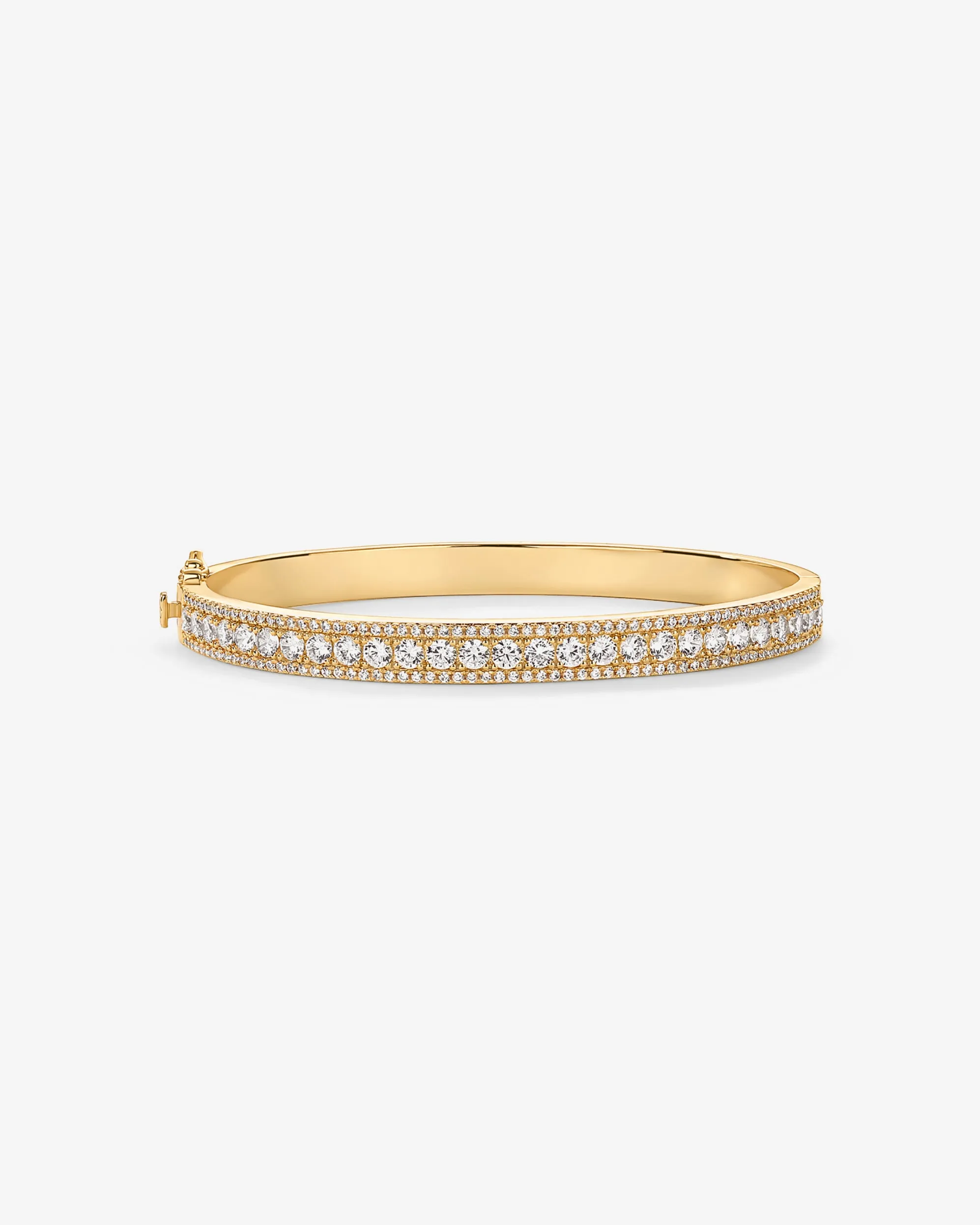 Classic Cubic Zirconia Bangle Bracelet