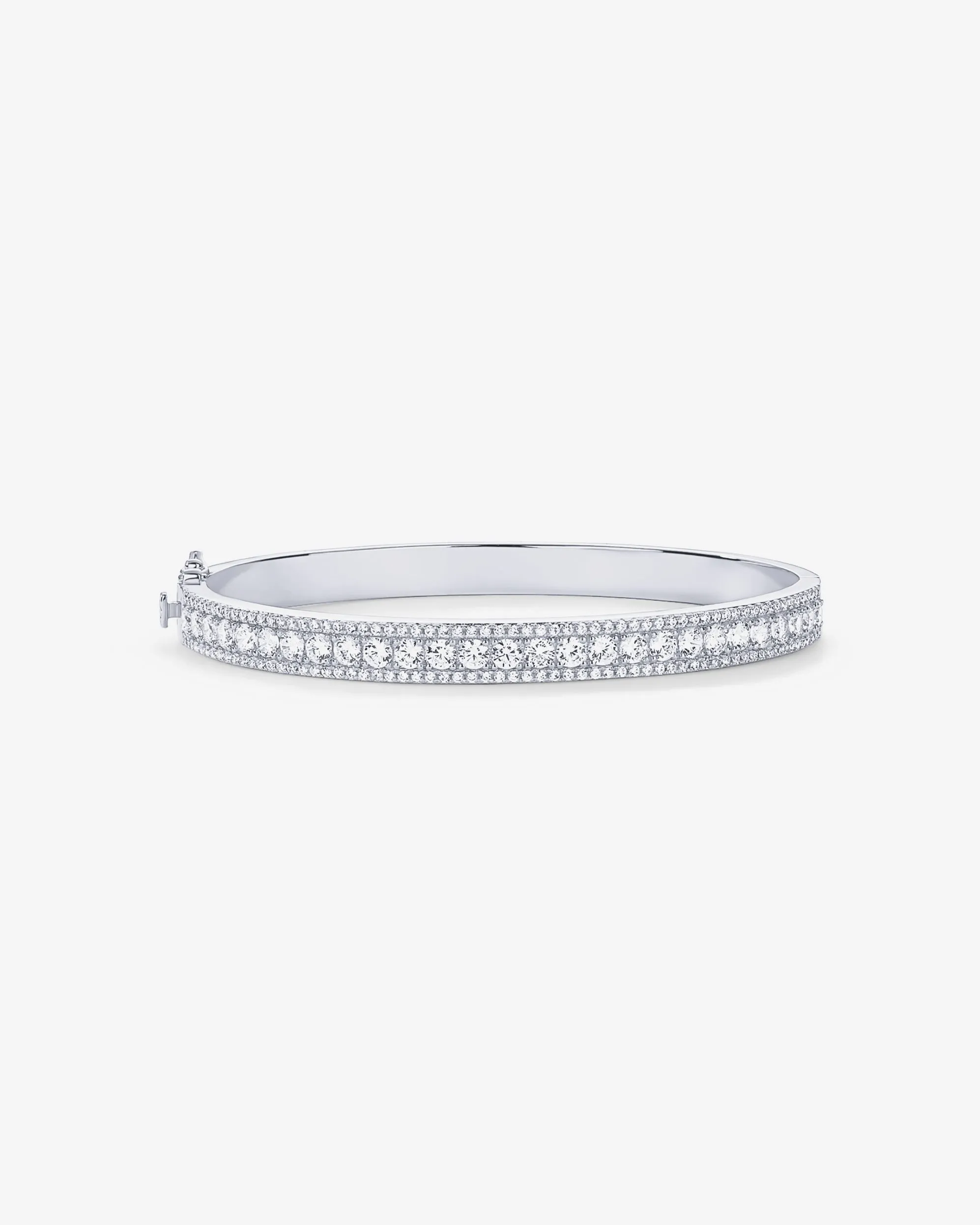 Classic Cubic Zirconia Bangle Bracelet
