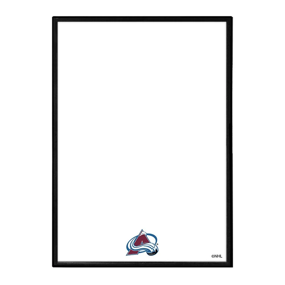 Colorado Avalanche: Framed Dry Erase Board