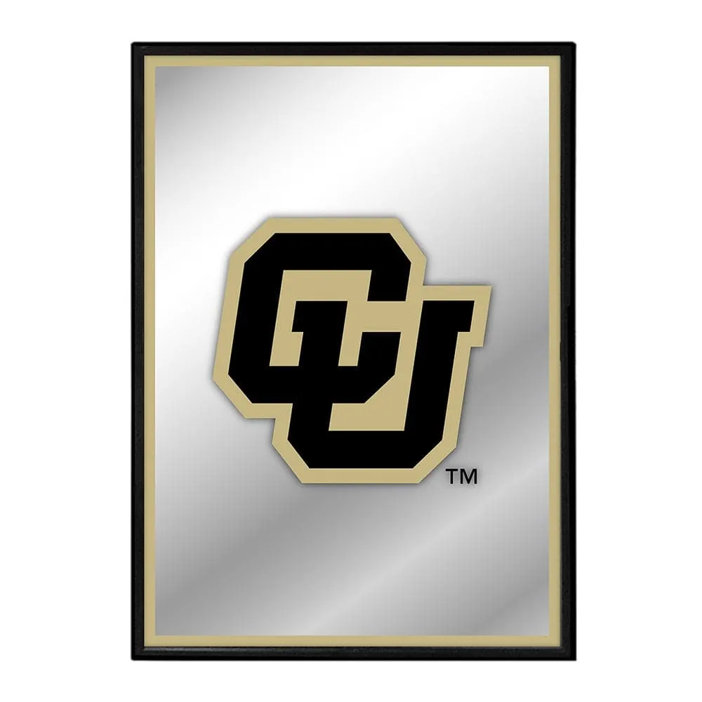 Colorado Buffaloes: CU - Framed Mirrored Wall Sign