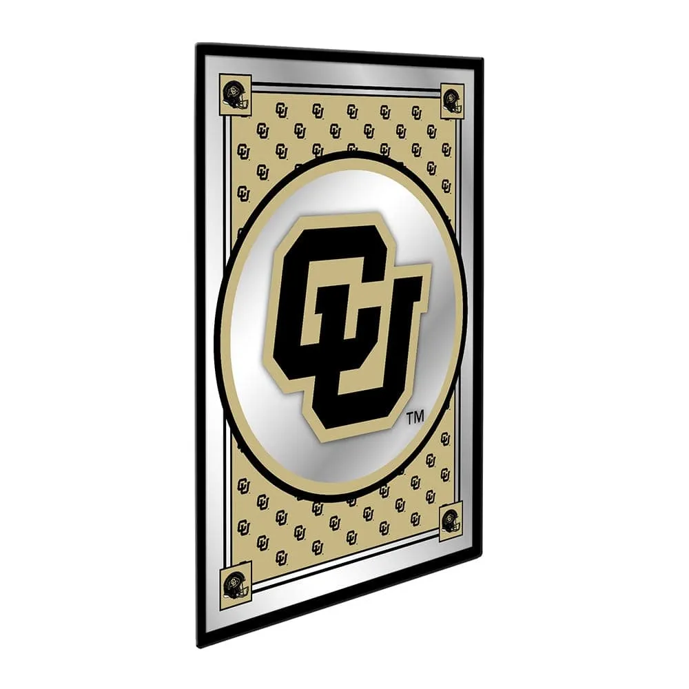 Colorado Buffaloes: Team Spirit, CU - Framed Mirrored Wall Sign